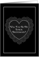 Jr. Bridesmaid (Will you be..) card
