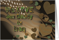 Daddy/Iraq (Patriotic) card
