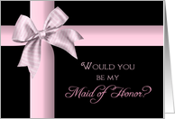 Maid of Honor - Bridal Party Invitation - Gift - card