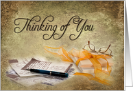 Thinking of You, Vintage - Stationery - card