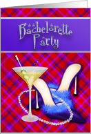 Bachelorette Party Invitations - Cocktails And Accessories card