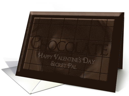 Valentine's Day, Secret Pal, Chocolate Candy Bar card (972753)