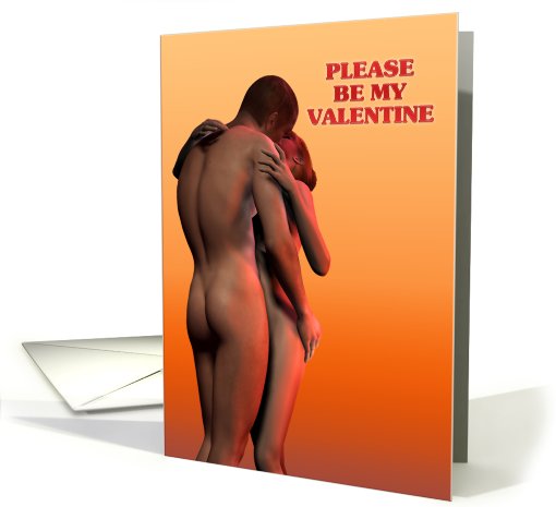 Sexy Please be my Valentine, Kissing card (328775)