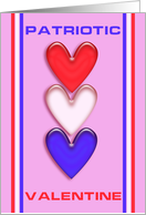 Patriotic Valentine card