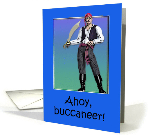 Ahoy, bucaneer! card (371524)