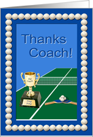 Ping Pong Coach Teacher Appreciation card