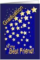 Graduation Stars, Best Friend card
