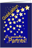 Graduation Stars, Partner, Lesbian card