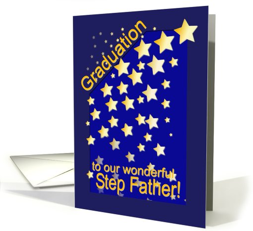 Graduation Stars, Step Father, from Step Children card (419556)