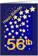 Happy Birthday Stars, 56 card