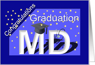 Graduation MD Degree card