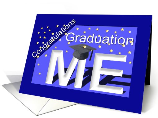 Graduation ME Degree card (423370)