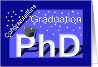 Graduation PhD Degree card