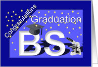 Graduation BS Degree card