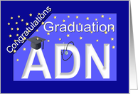 Graduation ADN Degree card