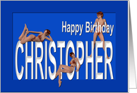 Christopher’s Birthday Pin-Up Girls card