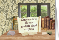 Congratulations on Graduate School Acceptance card