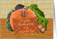 Thanksgiving Cards for Boss from Greeting Card Universe
