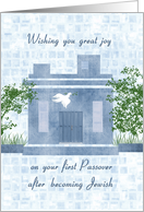 Happy First Passover After Becoming Jewish card