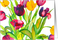 Easter Tulips card