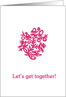 let’s get together card