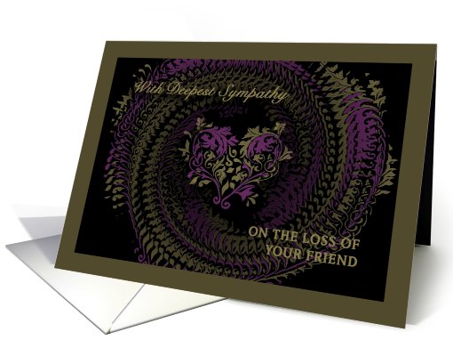 loss of your friend card (460560)