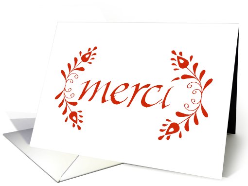 thanks in french card (462446)