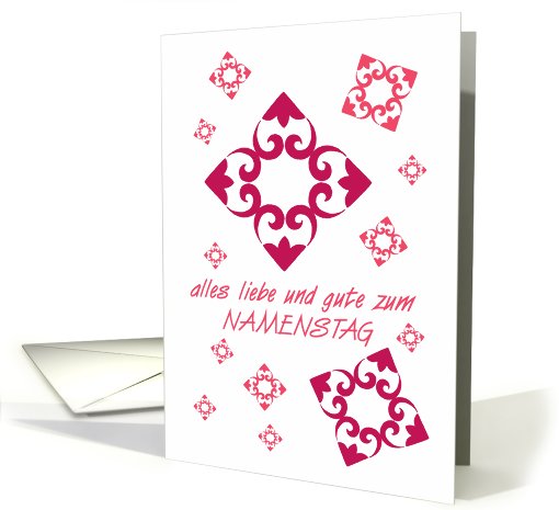 name day wishes in german card (479908)