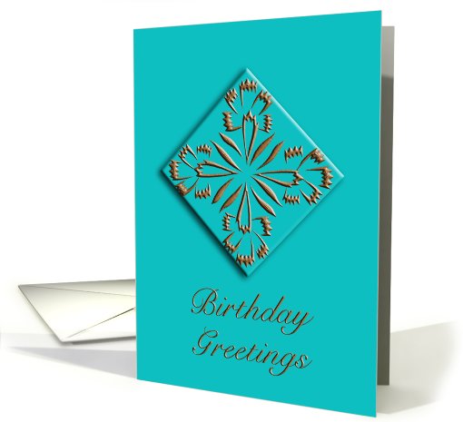 elegant birthday greetings card (481289)