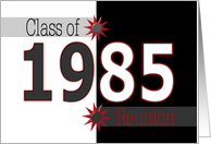 Class Reunion 1985 card