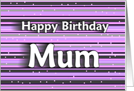 Happy Birthday - Mum card