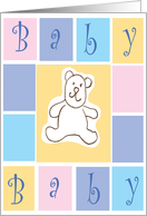 new baby card