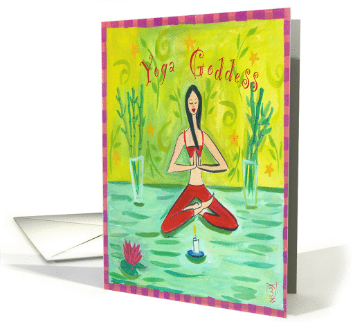 yoga goddess card (345785)