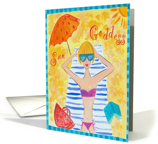 yoga goddess card (345787)