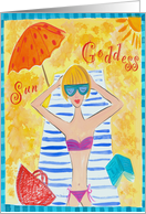 yoga goddess card