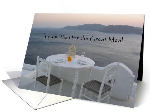 Thanks Great Meal Marinated card (350310)