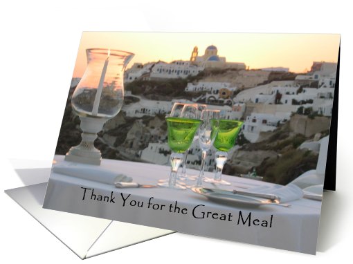 Thanks Great Meal Poison Cocktails card (350316)