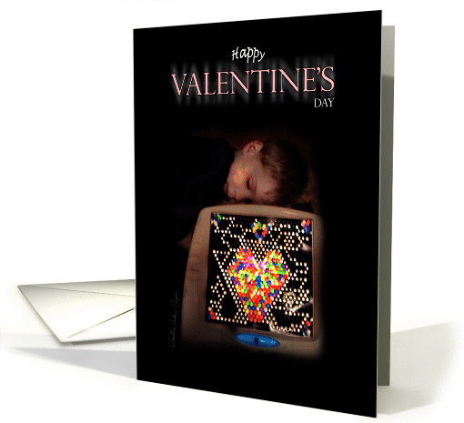 Happy Valentine's Day~In Lights card (354179)