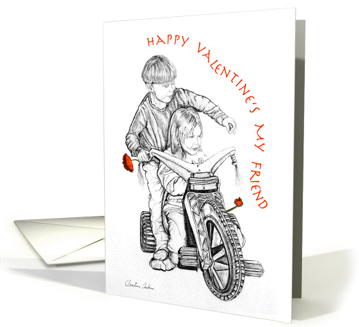 Happy Valentine's My Friend card (354911)