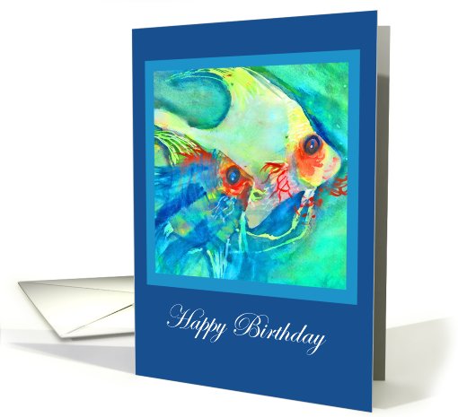 Fish Birthday card (399967)