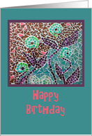 Mosaic Birthday Card