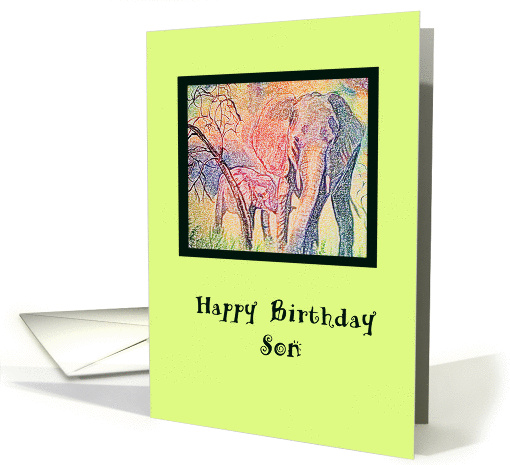 Happy Birthday Son card (572573)