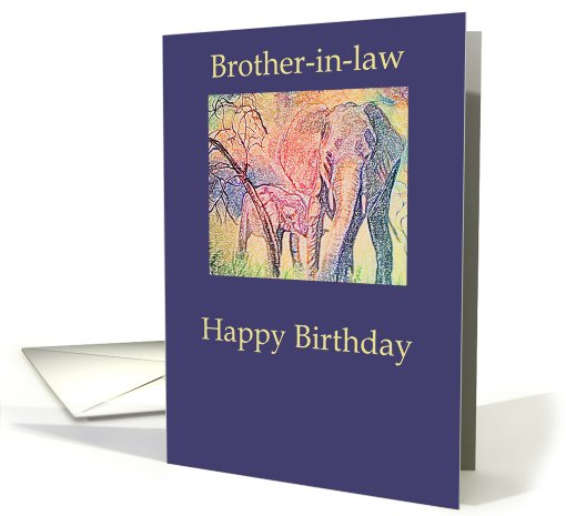 Happy Birthday Brother-in-law card (572618)