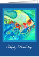 Happy Birthday Pisces card