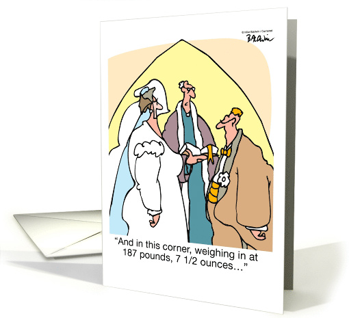 Wedding Elopement Announcement - Humorous card (1020347)