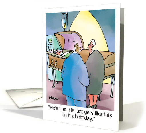For Him Birthday Humor It's Your Birthday Live A Little card (1728160)