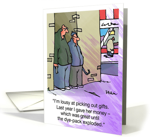 Humor Happy Birthday Hope it's a Blast card (352780)