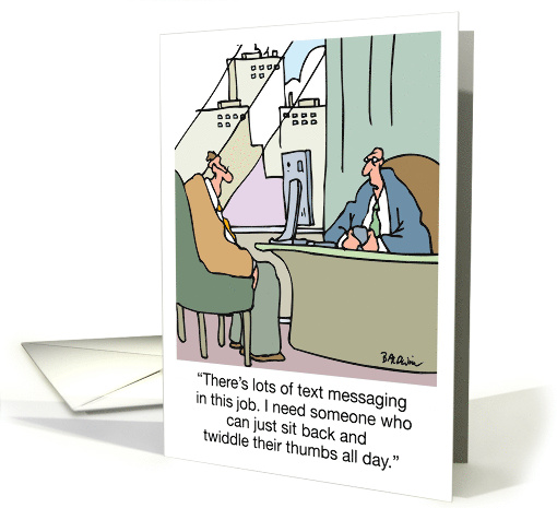 Bosses Day Humor You're Thumbody Special Happy Boss's Day card