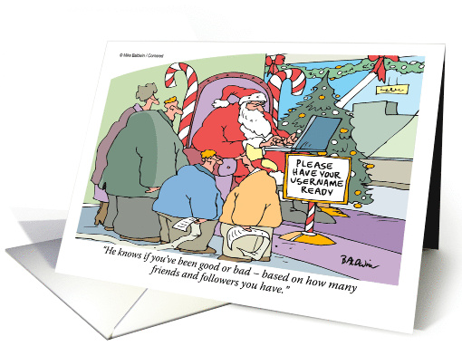 Santa Just Liked You Have a Safe And Happy Christmas card (881526)