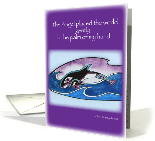 The Angel and the World card (800639)